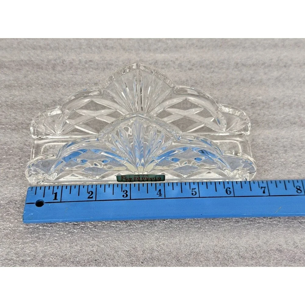 NACHTMANN CRYSTAL SERVIETTE NAPKIN HOLDER NEW  BOXED 3.5
